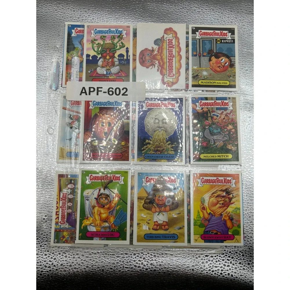 The Topps Lot of 18 Garbage Pail Kids Card Stickers Series‎ Assorted Collection